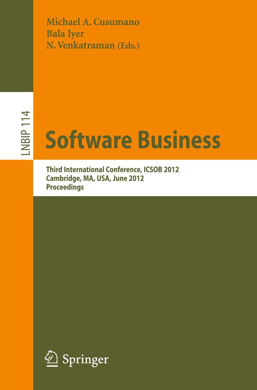 Software Business (English, Michael A. Cusumano | Bala Iyer | N. Venkatraman) - Image 2 - GlowMirror