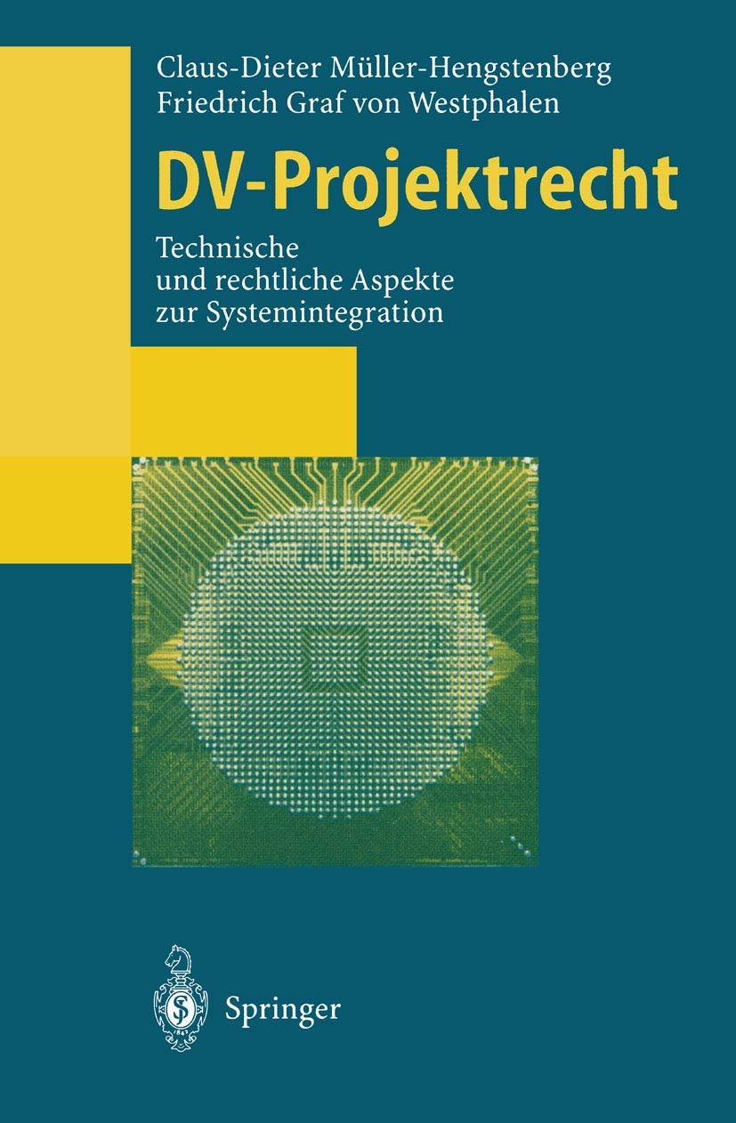 DV-Projektrecht (English, Claus-Dieter Müller-Hengstenberg | Friedrich Graf V. Westphalen) - Image 2 - GlowMirror