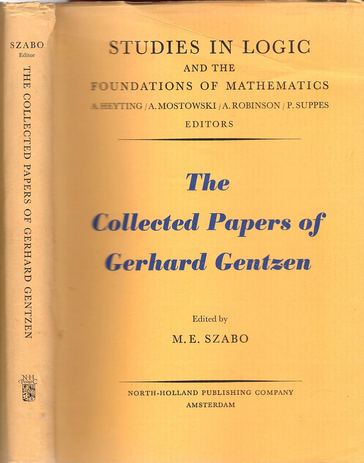 Buy Collected Papers (Study in Logic & Foundation of Mathematics) (English, German, Hardcover, G. Gentzen, M.E. Szabo) Online at Best Price - BookBajar