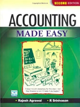 Buy Accounting Made Easy (English, Paperback, R Srinivasan Rajesh Agrawal) Online at Best Price - BookBajar