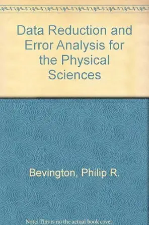 Buy Data Reduction and Error Analysis for the Physical Sciences (English, Paperback, Philip R. Bevington, D. Keith Robinson) Online at Best Price - BookBajar