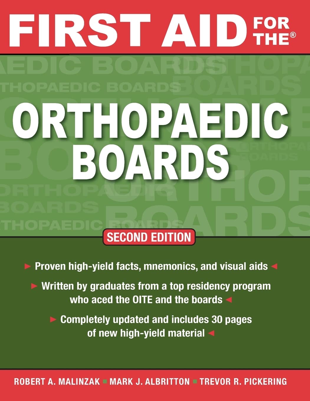 Buy First Aid for the Orthopaedic Boards (English, Kindle Edition, M.D. Malinzak, Robert A., M.D. Albritton, Mark J., M.D. Pickering, Trevor R.) Online at Best Price - BookBajar