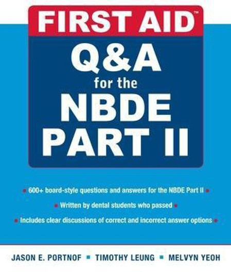 Buy First Aid Q&A for the Nbde Part II (English, Paperback, Unknown) Online at Best Price - BookBajar