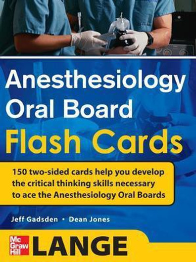 Buy Anesthesiology Oral Board Flash Cards (English, Paperback, Unknown) Online at Best Price - BookBajar