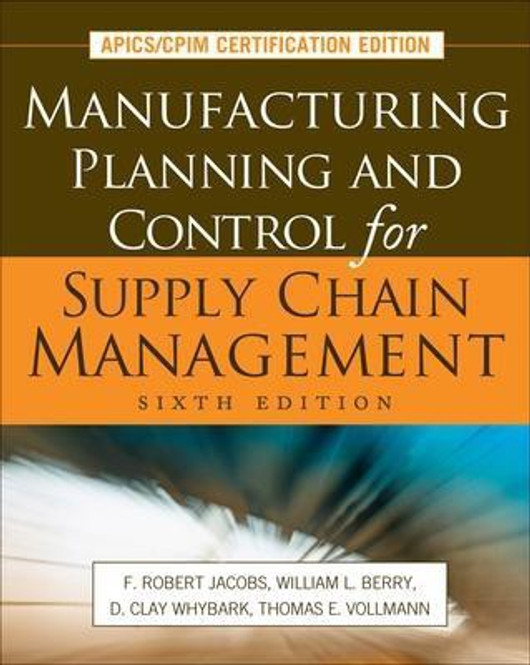 Buy Manufacturing Planning and Control for Supply Chain Management (English, Paperback, Unknown) Online at Best Price - BookBajar