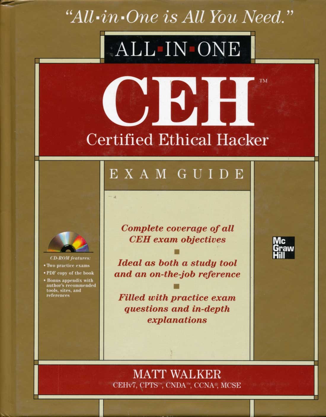 Buy CEH Certified Ethical Hacker All-in-One Exam Guide (English, Hardcover, Matt Walker) Online at Best Price - BookBajar