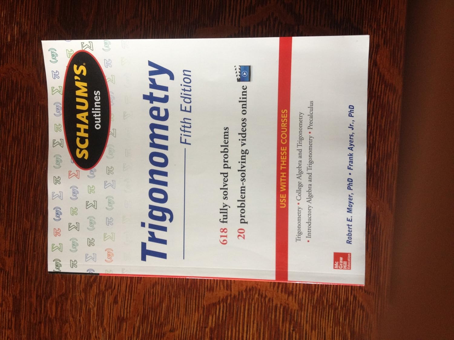 Buy Schaum's Outline of Trigonometry: With Calculator-Based Solutions (English, Kindle Edition, Ph.D. Moyer, Robert E., Ph.D. Ayres, Frank, Jr.) Online at Best Price - BookBajar