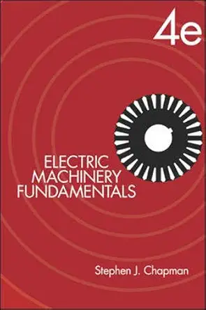 Buy Electric Machinery Fundamentals (English, Hardcover, Stephen Chapman) Online at Best Price - BookBajar