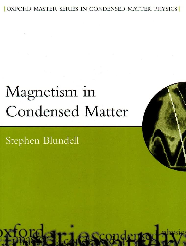 Buy Magnetism in Condensed Matter (English, Hardcover, Stephen Blundell) Online at Best Price - BookBajar