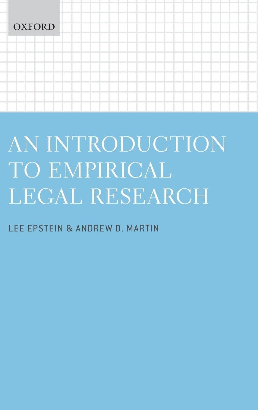 Buy An Introduction to Empirical Legal Research (English, Kindle Edition, Lee Epstein) Online at Best Price - BookBajar