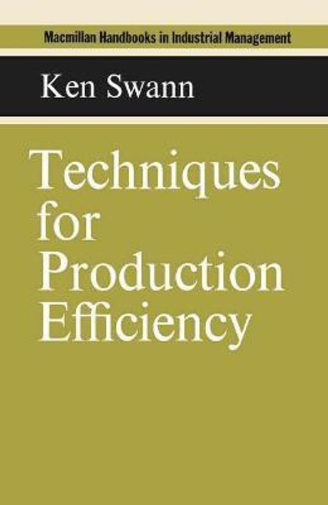Buy Techniques for Production Efficiency (English, Paperback, Unknown) Online at Best Price - BookBajar