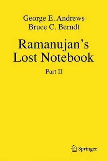 Buy Ramanujan's Lost Notebook (English, Paperback, Unknown) Online at Best Price - BookBajar