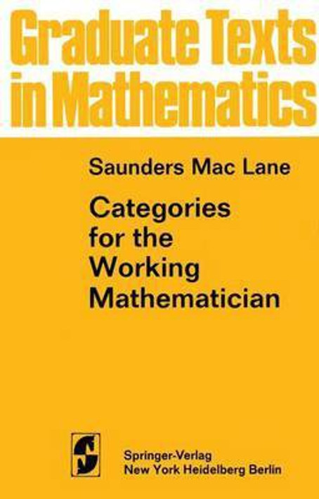 Buy Categories for the Working Mathematician (English, Paperback, Unknown) Online at Best Price - BookBajar