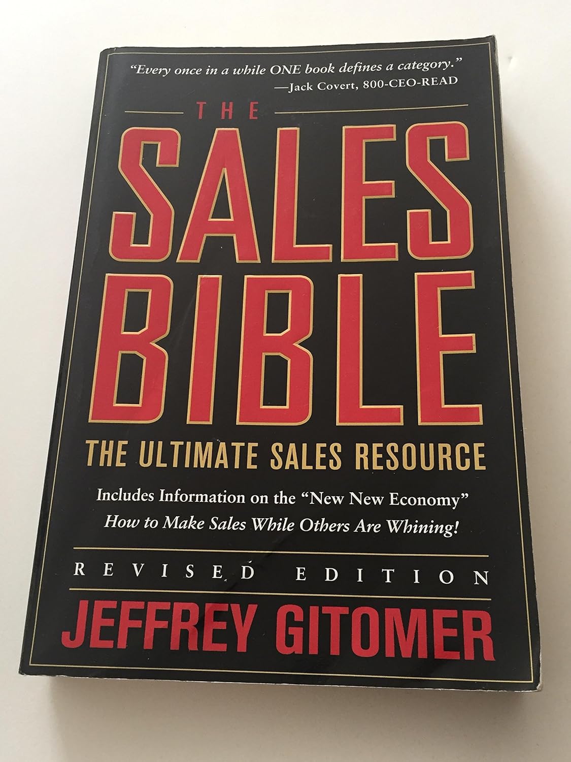 Buy The Sales Bible: The Ultimate Sales Resource (English, Paperback, Jeffrey Gitomer) Online at Best Price - BookBajar