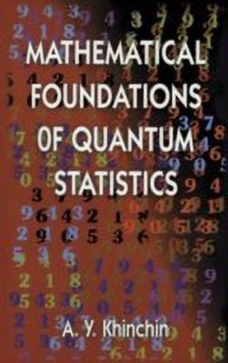 Buy Mathematical Foundations of Quantum Statistics (English, Paperback, Unknown) Online at Best Price - BookBajar