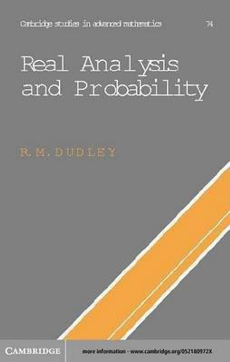 Buy Real Analysis and Probability (English, Paperback, Unknown) Online at Best Price - BookBajar