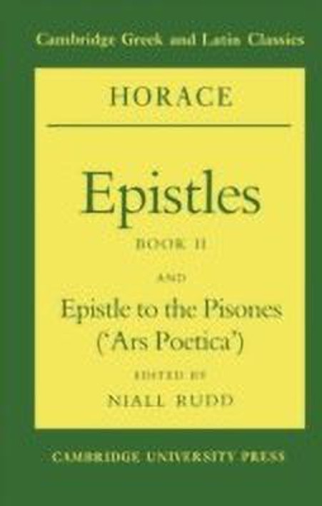 Buy Horace: Epistles Book II and Ars Poetica (English, Paperback, Unknown) Online at Best Price - BookBajar
