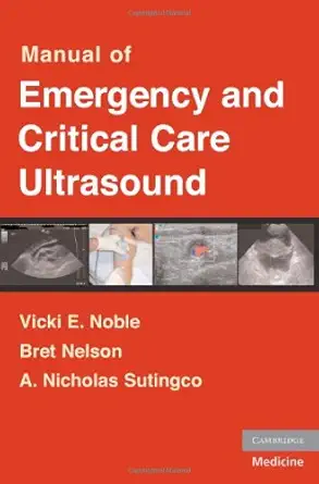 Buy Manual of Emergency and Critical Care Ultrasound (English, Kindle Edition, Noble) Online at Best Price - BookBajar