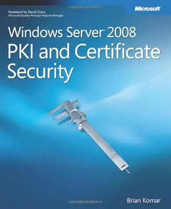 Buy Windows Server 2008 PKI and Certificate Security (English, Paperback, Brian Komar) Online at Best Price - BookBajar