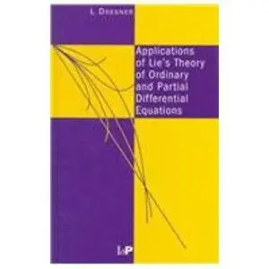 Buy Applications of Lie's Theory of Ordinary and Partial Differential Equations (English, Hardcover, Lawrence Dresner) Online at Best Price - BookBajar