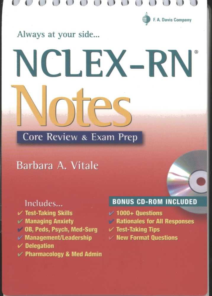 Buy NCLEX-RN Notes: Core Review & Exam Prep (Davis's Notes) (English, Paperback, Barbara A. Vitale) Online at Best Price - BookBajar