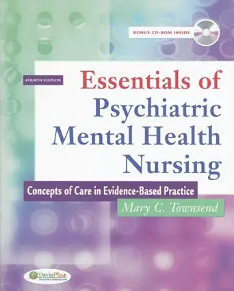 Buy Essentials of Psychiatric Mental Health Nursing: Concepts of Care in Evidence-Based Practice (English, Paperback, Mary C. Townsend) Online at Best Price - BookBajar