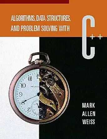 Buy Algorithms, Data Structures, and Problem Solving with C++ (English, Hardcover, Mark A. Weiss) Online at Best Price - BookBajar