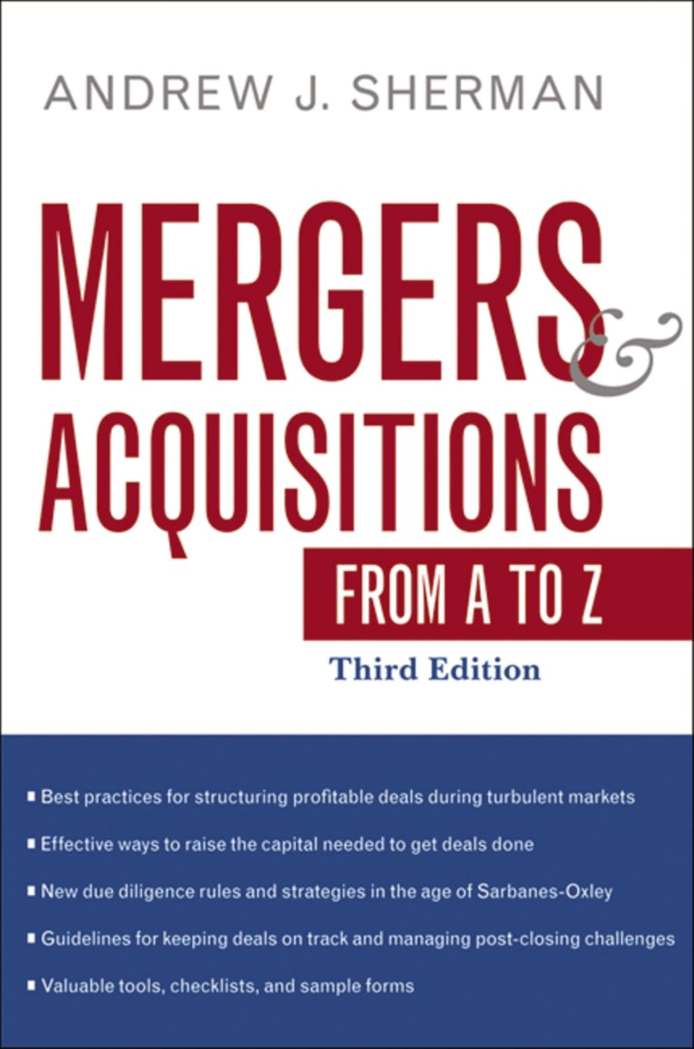 Buy Mergers & Acquisitions from A to Z (English, Kindle Edition, Andrew J. Sherman) Online at Best Price - BookBajar