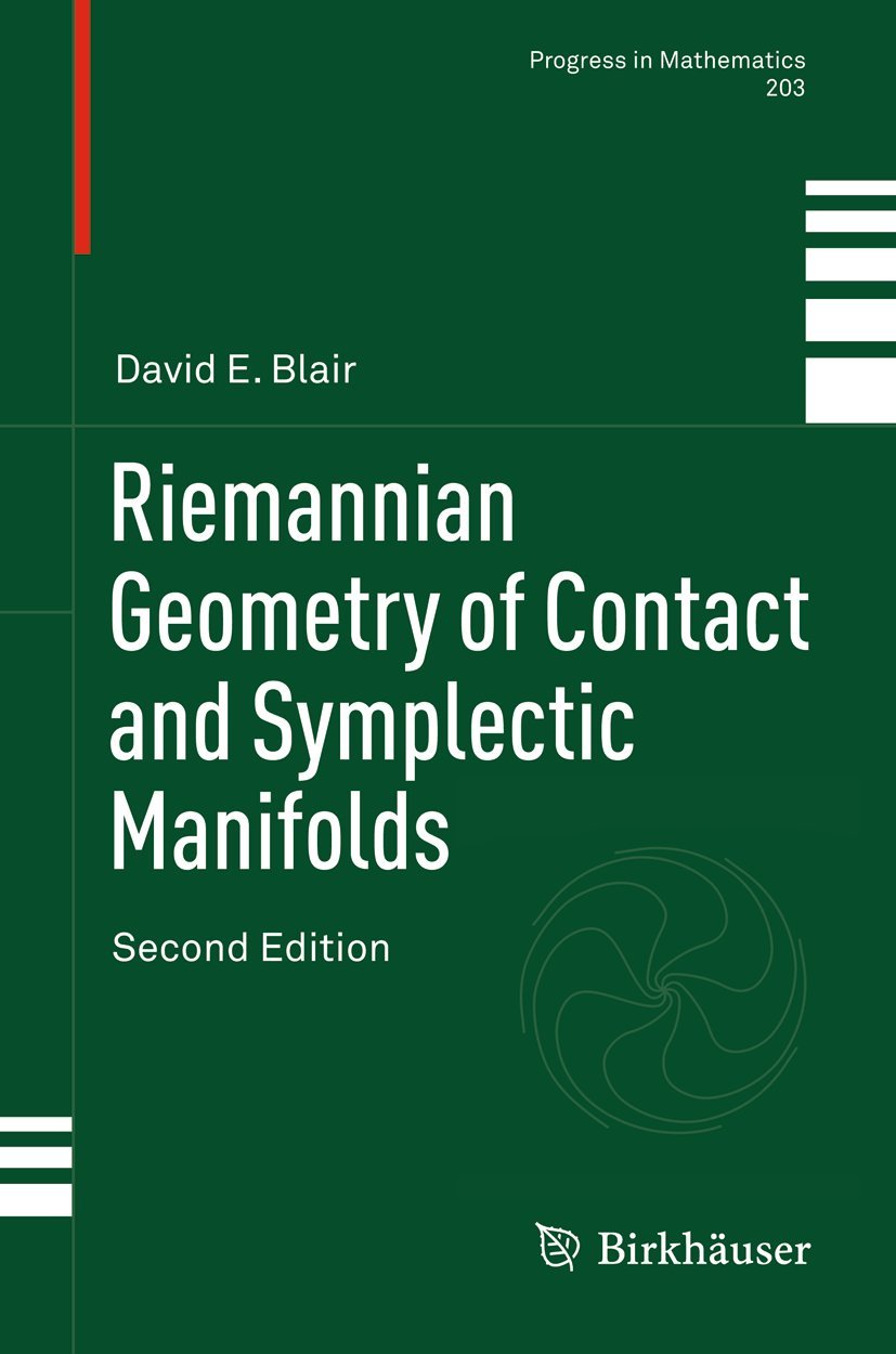 Buy Riemannian Geometry of Contact and Symplectic Manifolds: 203 (Progress in Mathematics) (English, Kindle Edition, David E. Blair) Online at Best Price - BookBajar