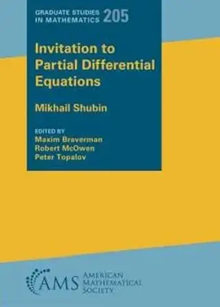 Buy Invitation to Partial Differential Equations (Graduate Studies in Mathematics) (English, Hardcover, Mikhail Shubin, Maxim Braverman, Robert McOwen,... Online at Best Price - BookBajar