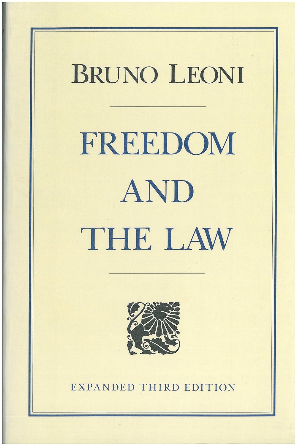 Buy Freedom and the Law (English, Kindle Edition, Bruno Leoni) Online at Best Price - BookBajar