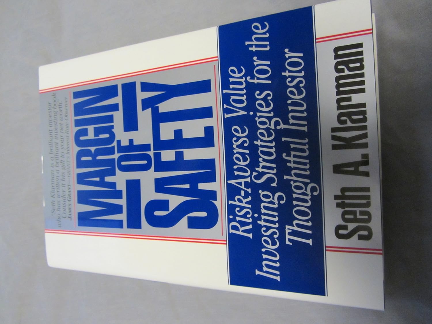 Buy Margin of Safety: Risk-Averse Value Investing Strategies for the Thoughtful Investor (English, Paperback, Seth A. Klarman) Online at Best Price - BookBajar