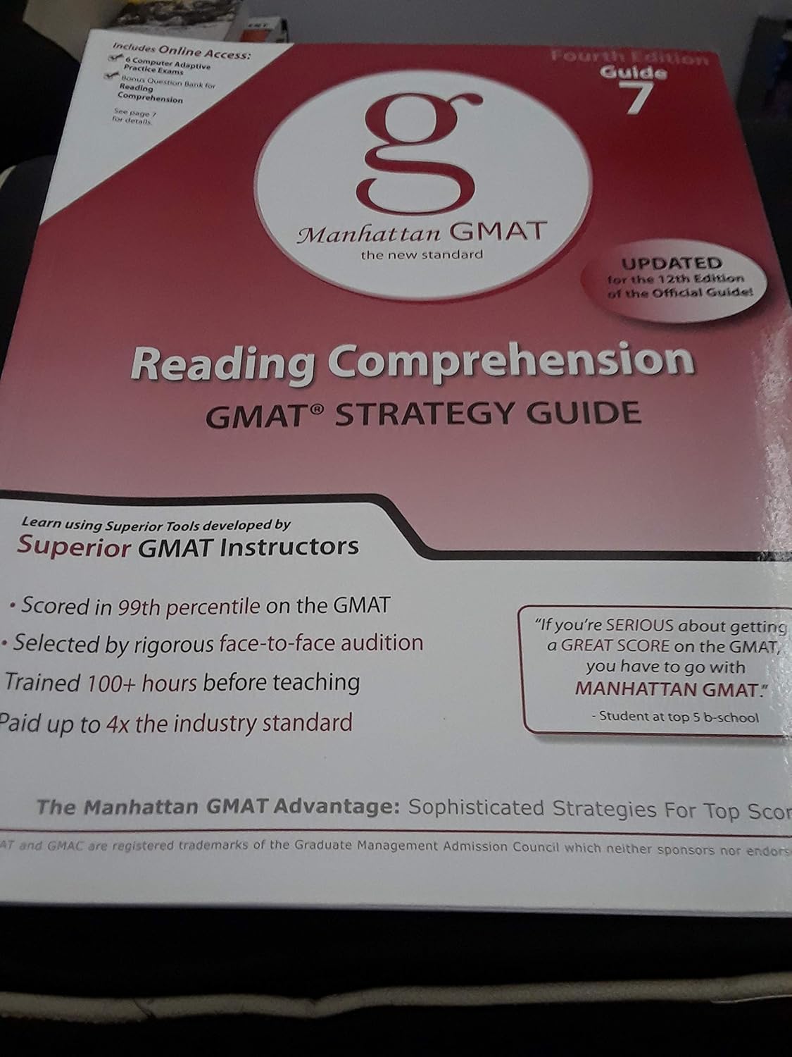 Buy Reading Comprehension GMAT Preparation Guide, 4th Edition (English, Paperback, Manhattan GMAT) Online at Best Price - BookBajar