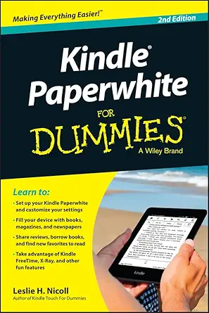 Buy Kindle Paperwhite for Dummies (English, Paperback, Leslie H. Nicoll) Online at Best Price - BookBajar