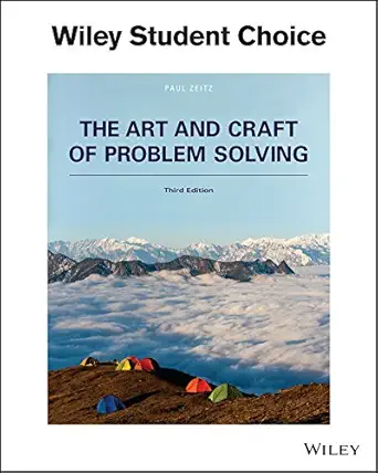 Buy The Art and Craft of Problem Solving (English, Paperback, Paul Zeitz) Online at Best Price - BookBajar