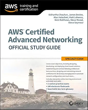 Buy Aws Certified Advanced Networking Official Study Guide: Specialty Exam (English, Paperback, Sidhartha Chauhan, James Devine, Alan Halachmi, Matt Le... Online at Best Price - BookBajar