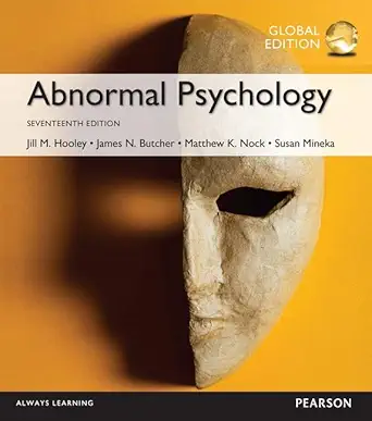 Buy Abnormal Psychology, Global Edition (English, Hardcover, James Butcher, Jill Hooley, Susan Mineka, Matthew Nock) Online at Best Price - BookBajar
