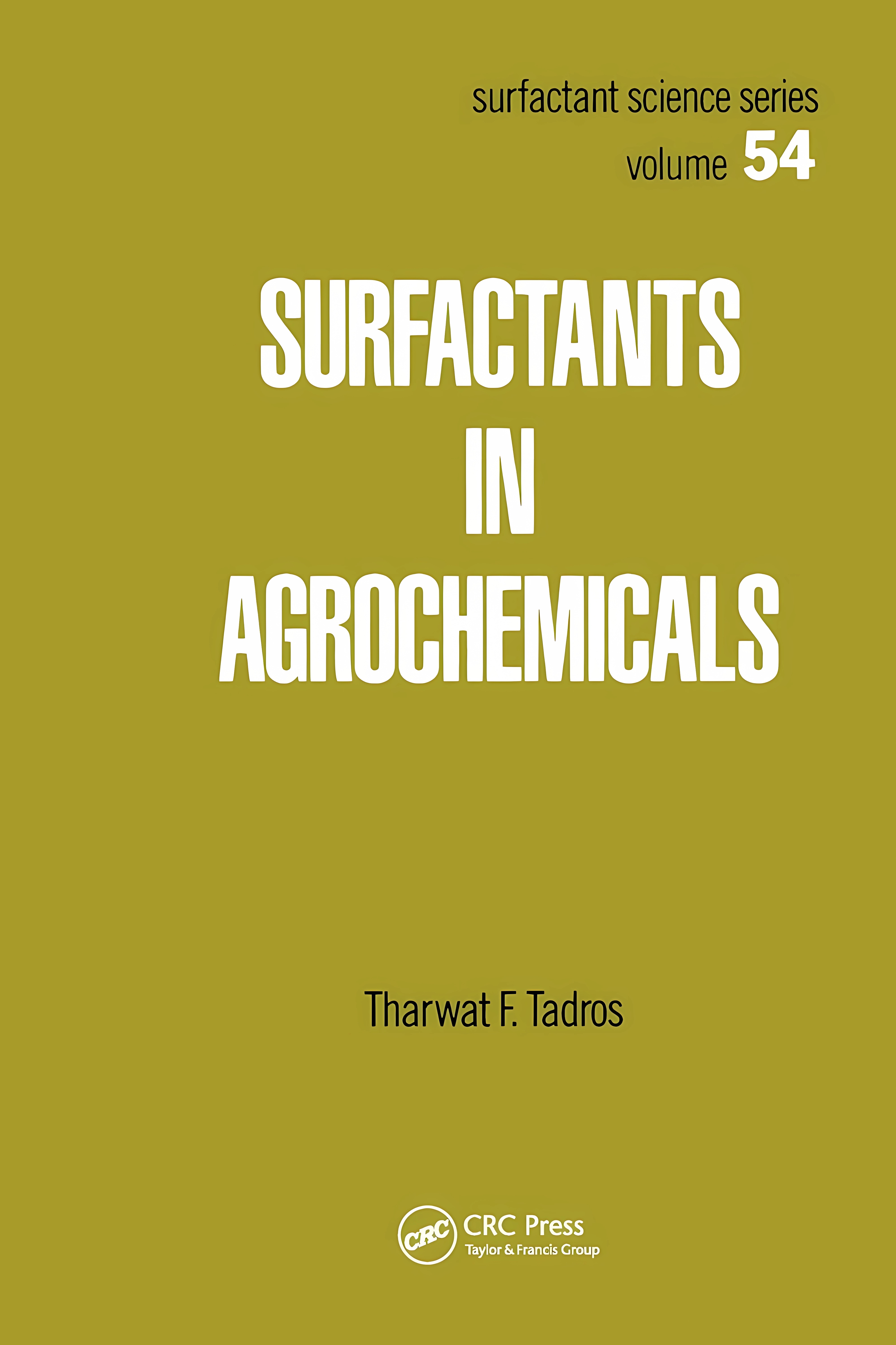 Buy Surfactants in Agrochemicals (English, Paperback, Tharwatf Tadros) Online at Best Price - BookBajar