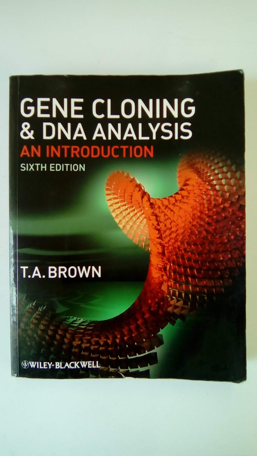Buy Gene Cloning and DNA Analysis: An Introduction (English, Hardcover, T. A. Brown) Online at Best Price - BookBajar