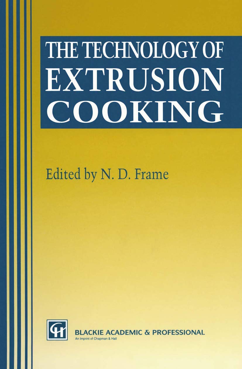 Buy The Technology of Extrusion Cooking (English, Hardcover, N.D. Frame) Online at Best Price - BookBajar
