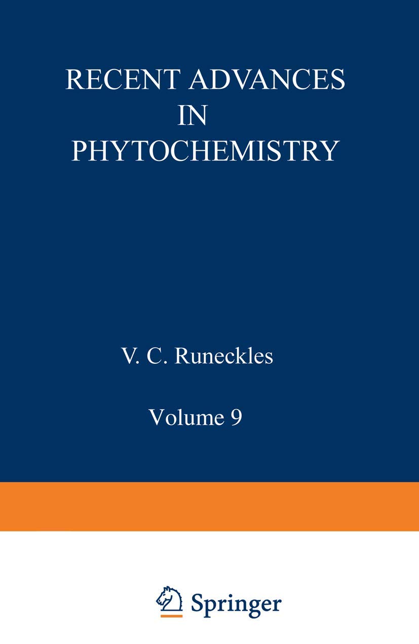 Buy Recent Advances in Phytochemistry (English, Paperback, V. Runeckles) Online at Best Price - BookBajar