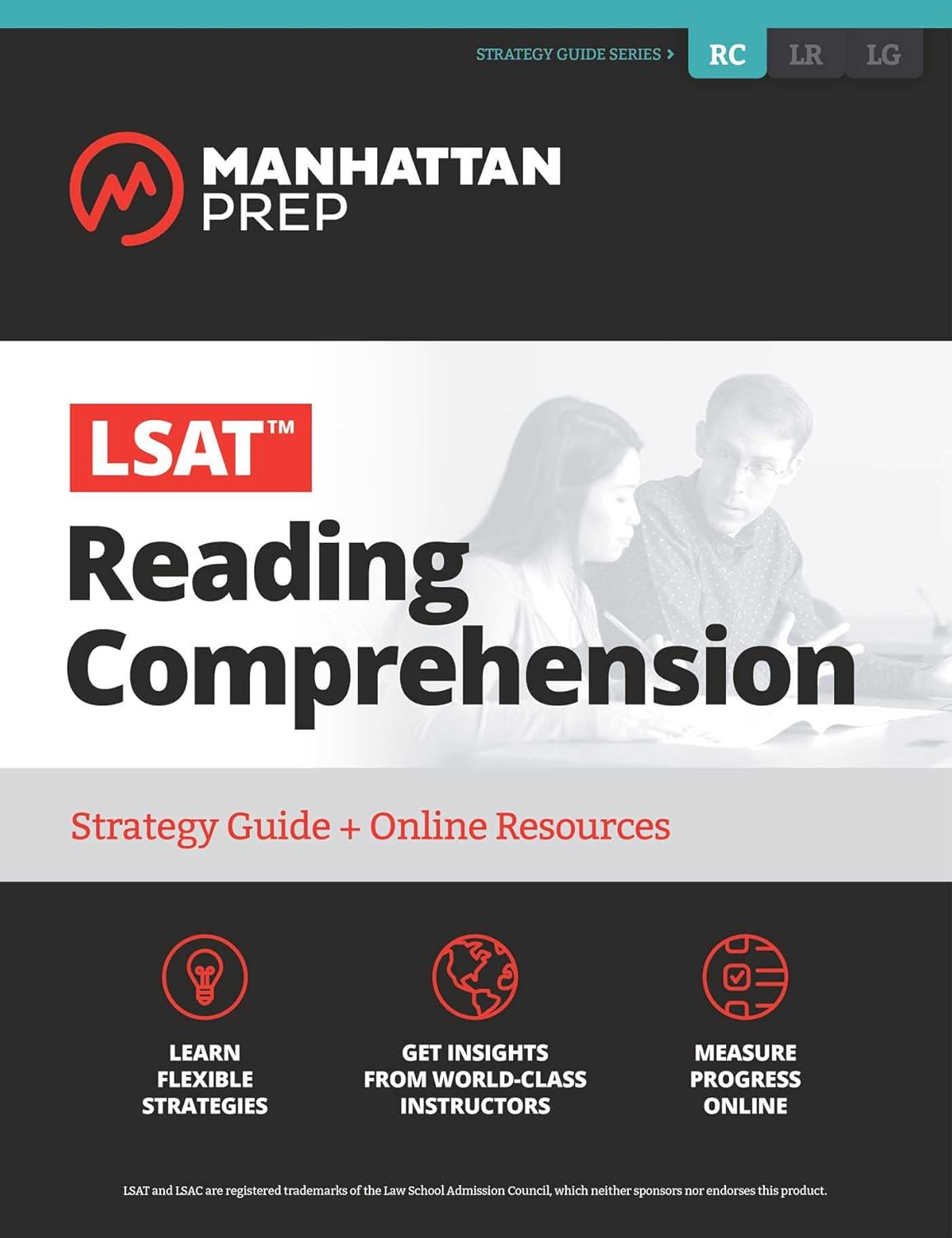 LSAT Reading Comprehension: Strategy Guide + Online Tracker (English, Paperback, Manhattan Prep) - Image 1 - BookBajar