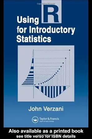 Using R for Introductory Statistics (Chapman & Hall/CRC The R Series) (English, Hardcover, John Verzani) - Image 1 - BookBajar
