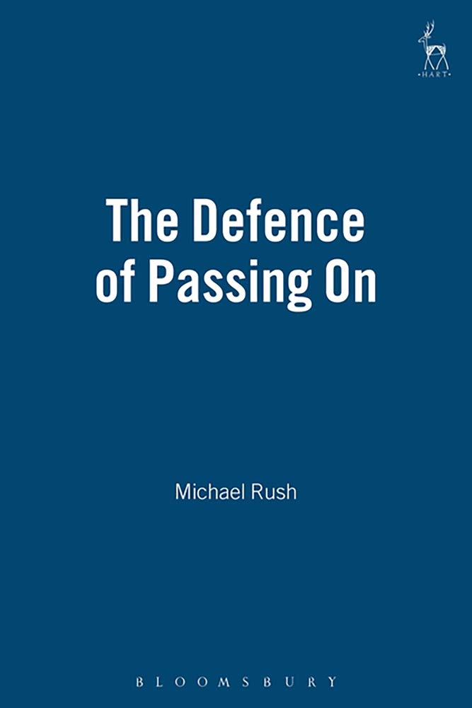 The Defence of Passing on (English, Hardcover, Michael Rush) - Image 1 - BookBajar