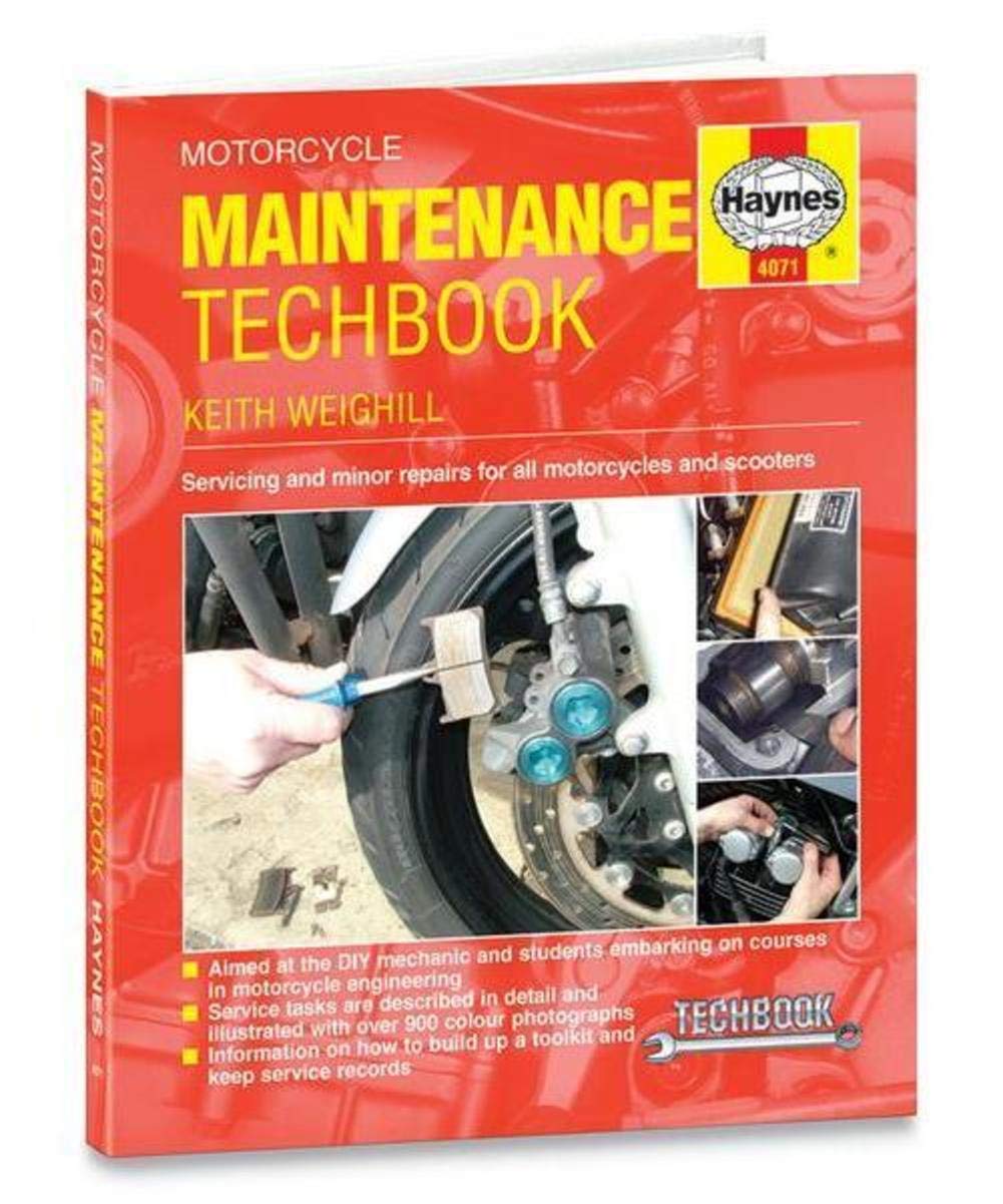 Motorcycle Maintenance Techbook: Servicing & Minor Repairs for All Motorcycles & Scooters (Haynes Service and Repair Manuals) (English, Hardcover, ... - Image 1 - BookBajar