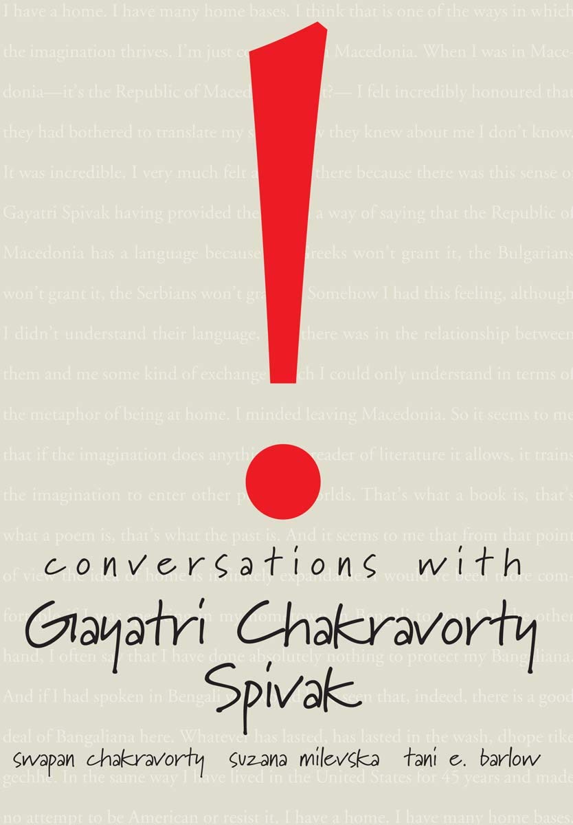 Buy Conversations with Gayatri Chakravorty Spivak (English, Hardcover, Gayatri C Spivak) Online at Best Price - BookBajar