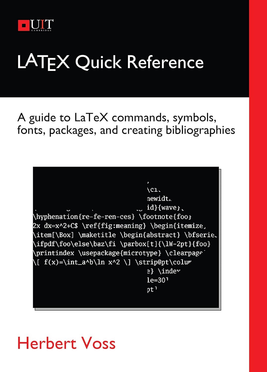 Buy Latex Quick Reference (English, Paperback, Herbert Voss) Online at Best Price - BookBajar