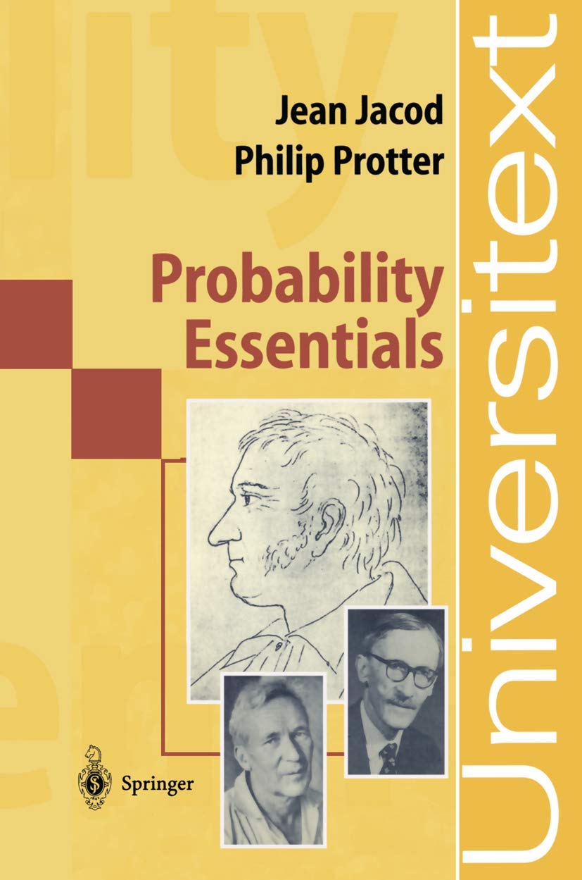 Buy Probability Essentials (Universitext) (English, Paperback, Jean Jacod, P. Protter) Online at Best Price - BookBajar