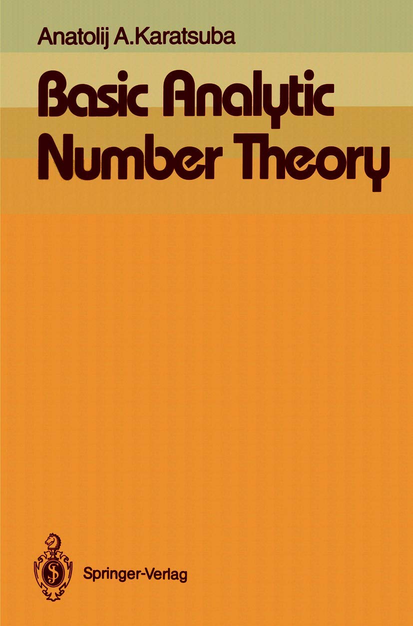 Basic Analytic Number Theory (English, Hardcover, Anatolij A. Karatsuba, M.B. Nathanson) - Image 1 - BookBajar