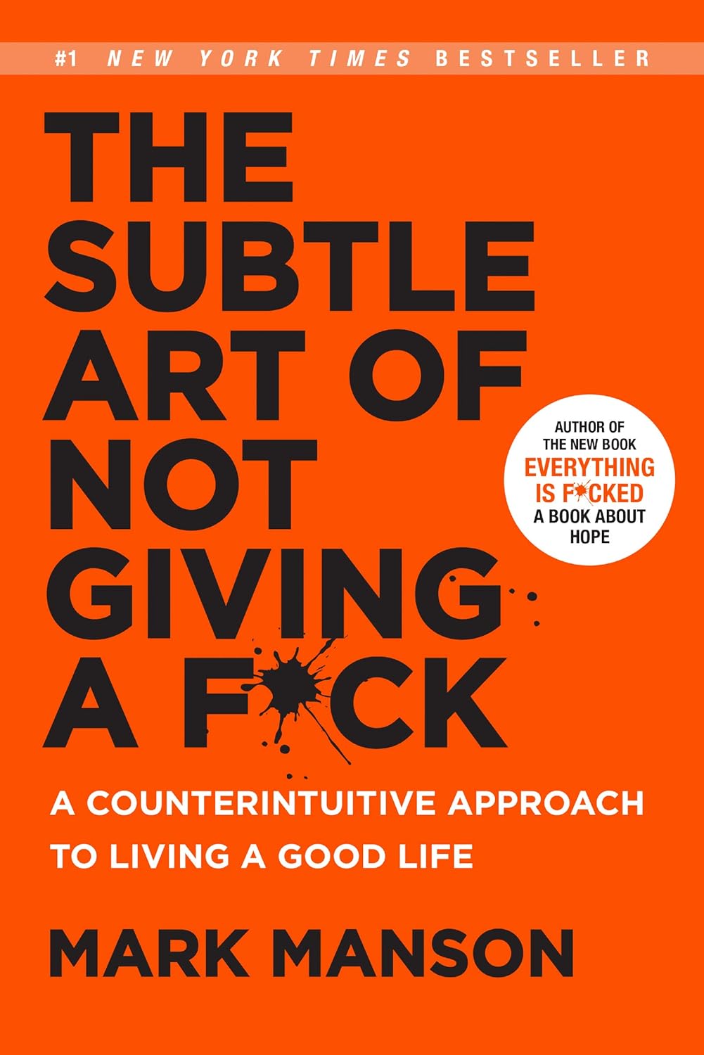 Buy The Subtle Art of Not Giving a F*ck (English, Hardcover, Mark Manson) Online at Best Price - BookBajar